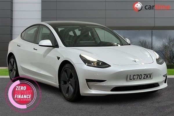 White Used 2020 Tesla Model 3 Long Range Sedan | £22,399 (Expensive) - Image 1/3