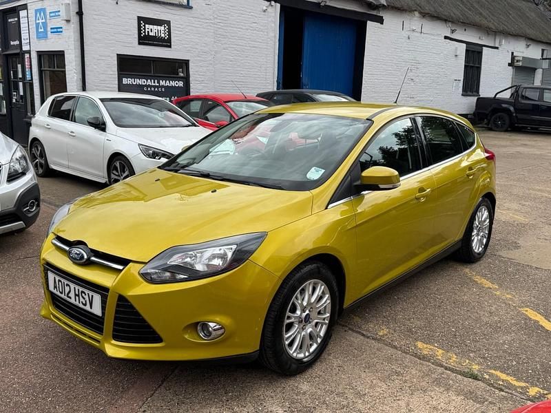 Yellow Used 2012 Ford Focus Titanium Hatchback | £5,995 (A bit pricey) - Image 1/4