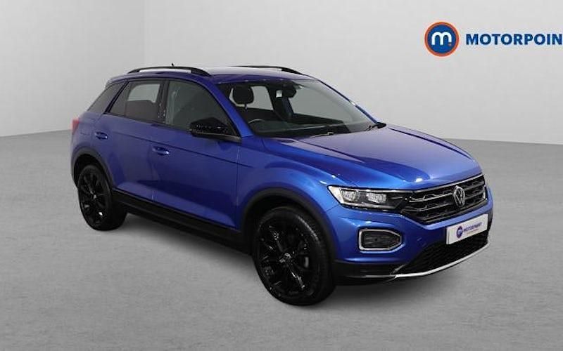 Used VW T-Roc Black Edition 150 HP (110 kW) 2021 Blue SUV