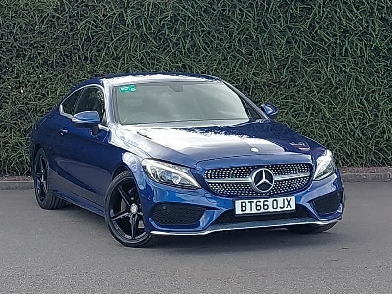 Blue Used 2016 Mercedes C220 AMG line Coupe | £15,698 (A bit pricey) - Image 1/4