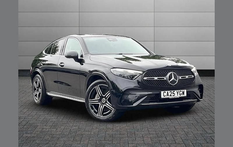 Black Used 2025 Mercedes GLC220 AMG Line Premium Coupe | £56,990 - Image 1/4