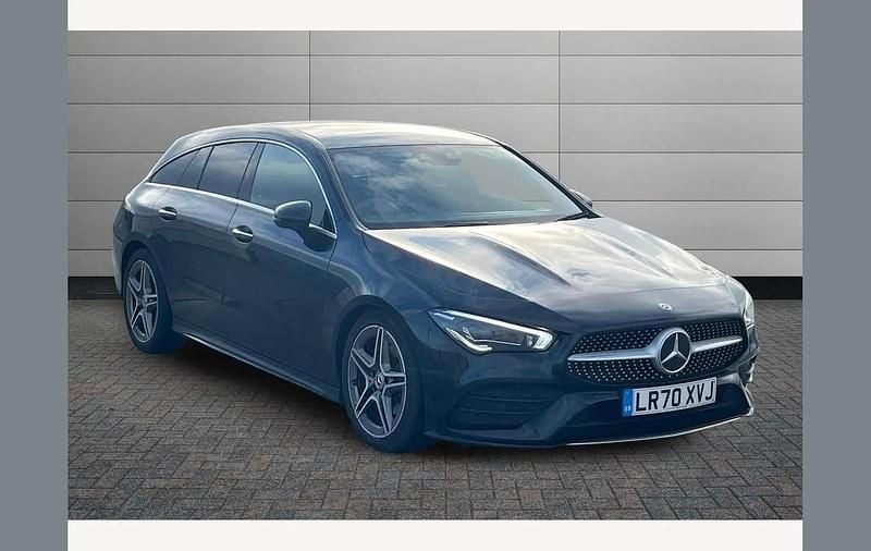 Used Mercedes CLA180 AMG Line Premium Plus 136 HP (100 kW) 2020 Cosmos black Sedan