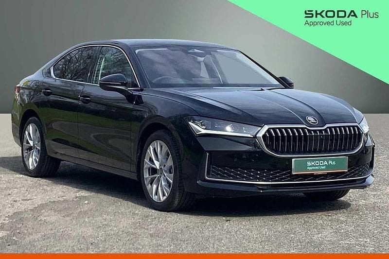Used Skoda Superb SE L 150 HP (110 kW) 2026 Midnight black metallic Hatchback