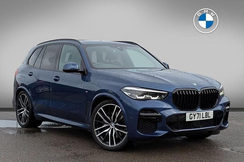 Blue Used 2021 BMW X5 M Sport SUV | £43,416 (Super price) - Image 1/4