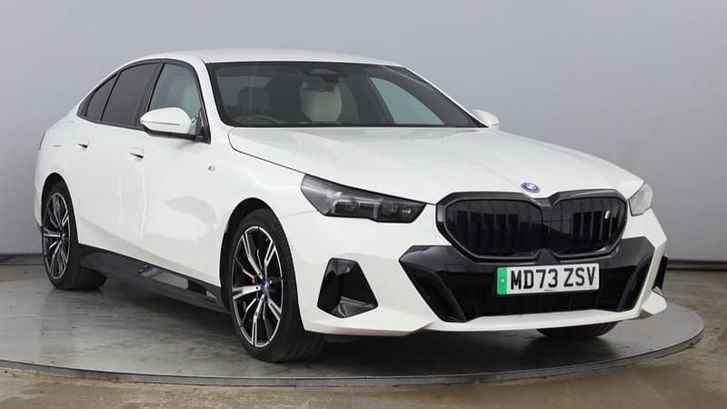 White Used 2023 BMW i5 M Sport | £39,695 (Good price) - Image 1/4