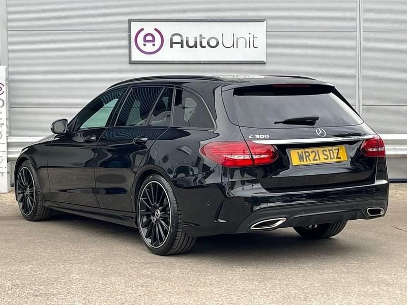 Used Mercedes C300 AMG line 2021 Black Estate