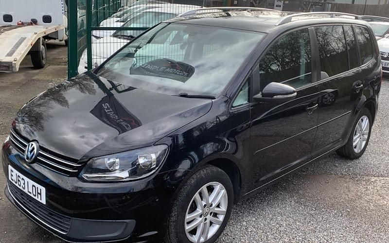 Used VW Touran SE 105 HP (77 kW) 2014 Black MPV