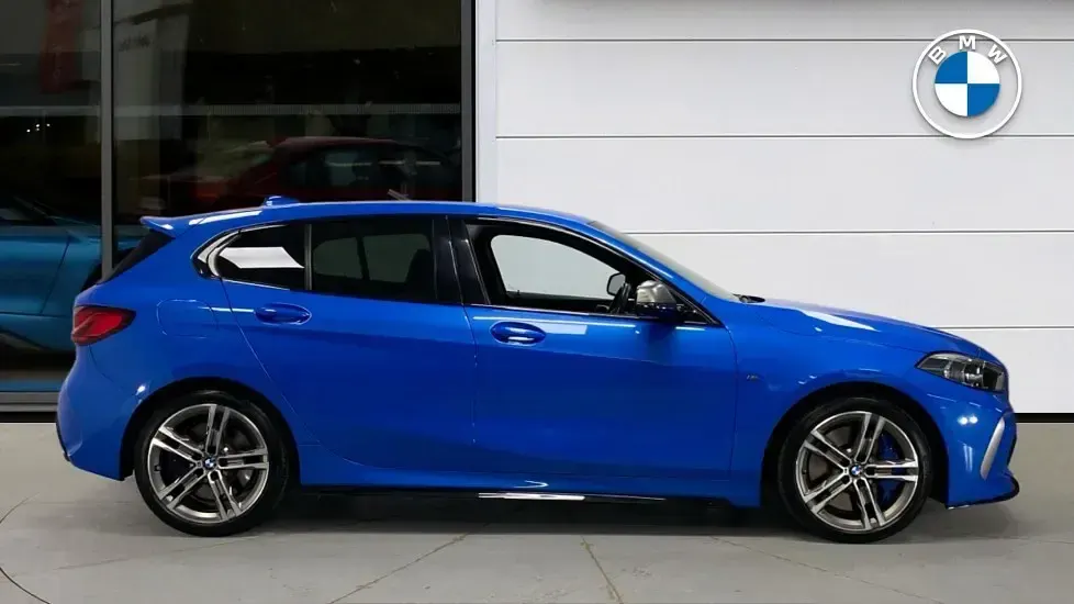 Used BMW M135 Shadowline 302 HP (222 kW) 2023 Blue Hatchback
