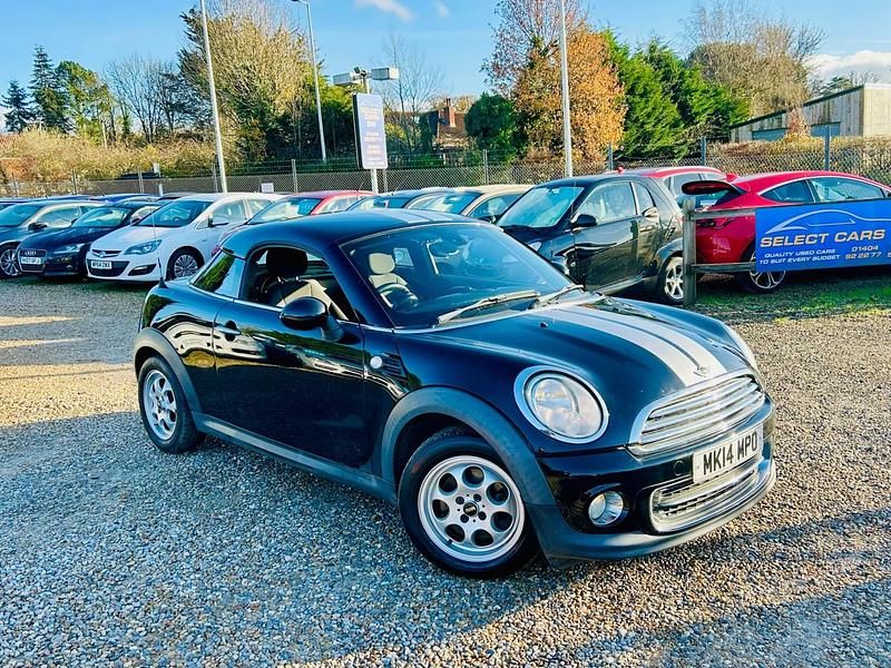 Black Used 2014 Mini Cooper Coupé Coupe | £4,695 (Fair price) - Image 1/4