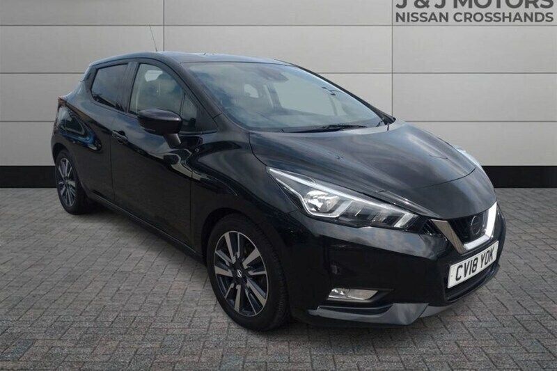 Black Used 2018 Nissan Micra N-Connecta Hatchback | £7,995 (Fair price) - Image 1/1
