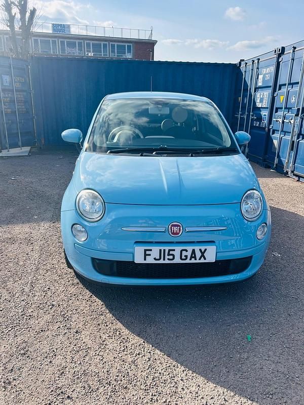 Used Fiat 500 Lounge 2015 Blue Hatchback
