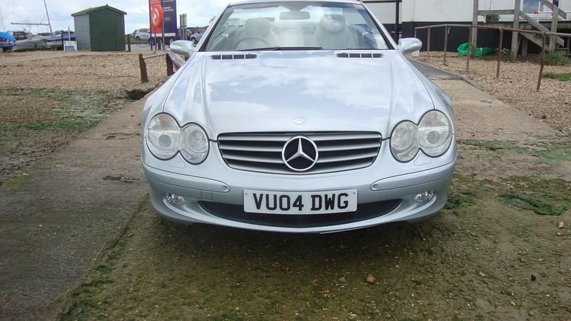 Used Mercedes SL350 2004 Silver Cabriolet