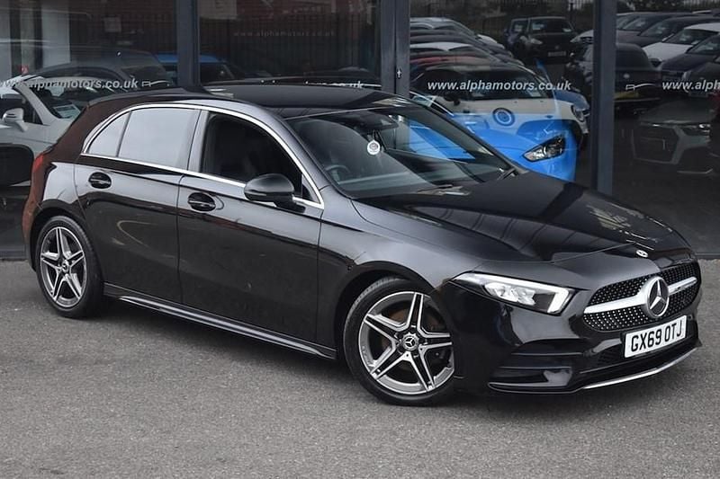 Black Used 2019 Mercedes A180 AMG line Hatchback | £14,490 (Fair price) - Image 1/1