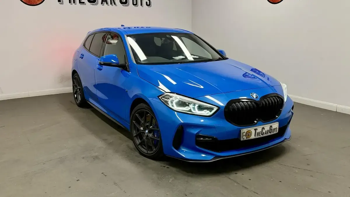 Used BMW 118 M Sport 136 HP (100 kW) 2021 Blue Hatchback