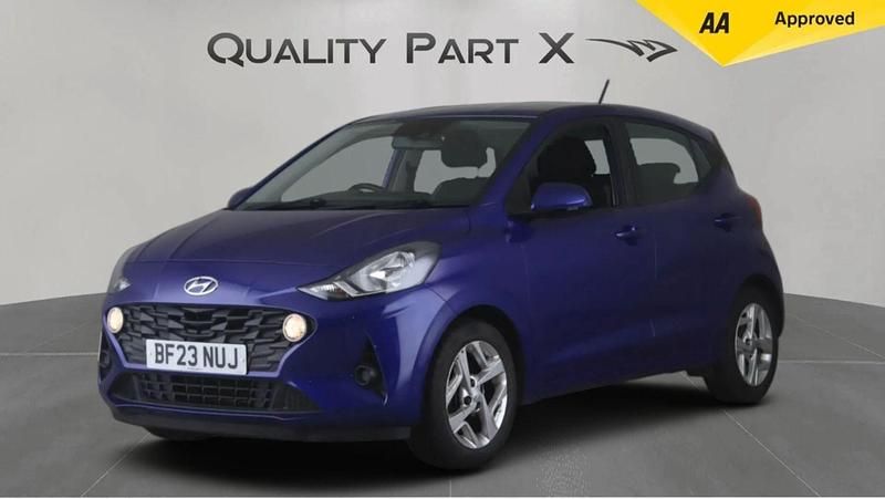 Usado Hyundai i10 SE 2023 Azul Citadino