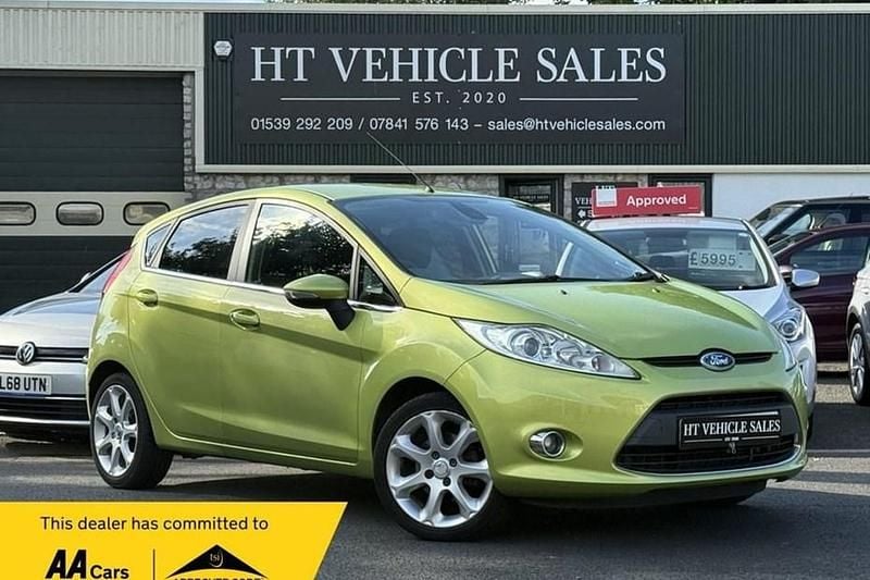 Green Used 2010 Ford Fiesta Titanium Hatchback | £3,495 (Fair price) - Image 1/1