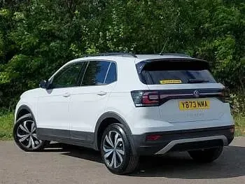 Used VW T-Cross Black Edition 110 HP (80 kW) 2024 White SUV