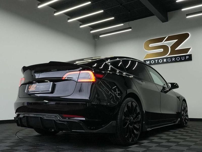 Used Tesla Model 3 Long Range AWD 366 kW (498 HP) 2021 Black Sedan