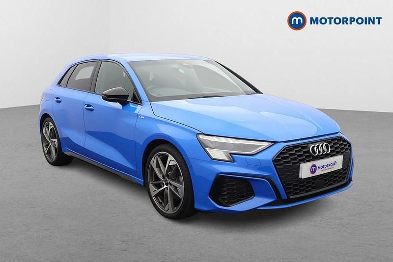 Used Audi A3 2023 Blue Sedan