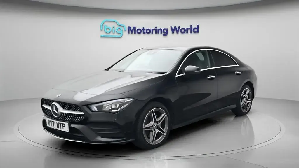 Used Mercedes CLA250e AMG line 218 HP (160 kW) 2022 Black Coupe