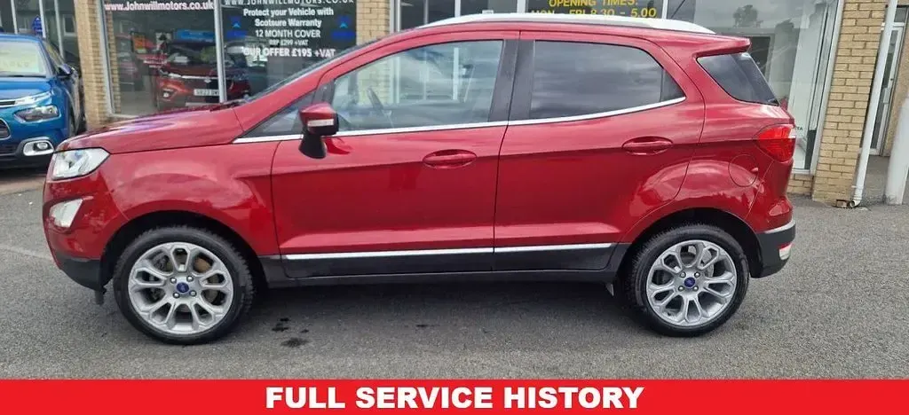 Used Ford Ecosport Titanium 125 HP (91 kW) 2018 Red SUV