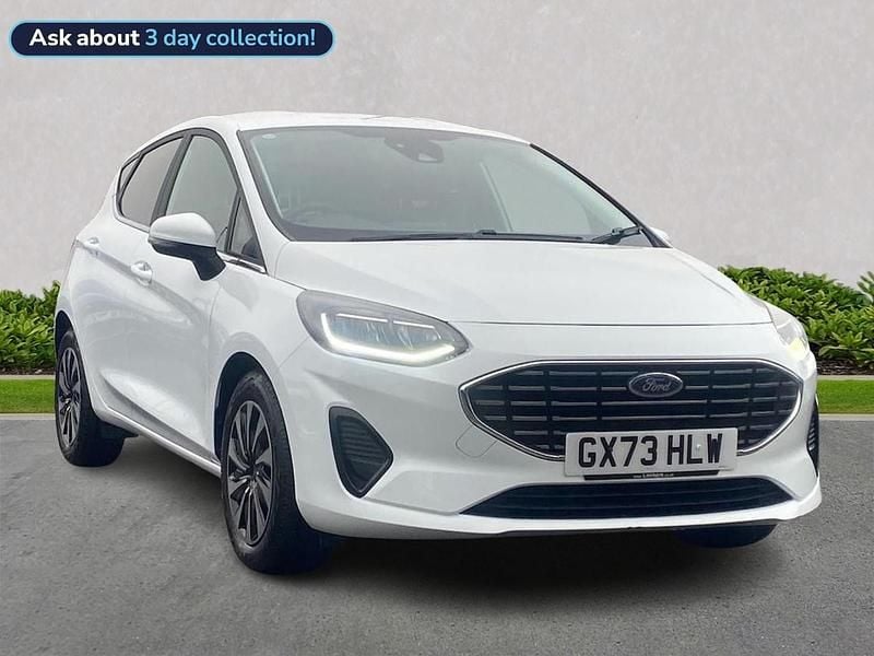 White Used 2023 Ford Fiesta Titanium Hatchback | £16,699 (Fair price) - Image 1/4
