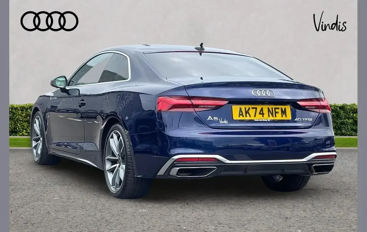 Used Audi A5 S-Line 200 HP (147 kW) 2025 Blue Coupe