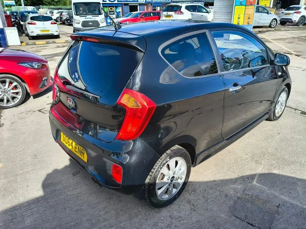 Used Kia Picanto 68 HP (50 kW) 2015 Black Hatchback