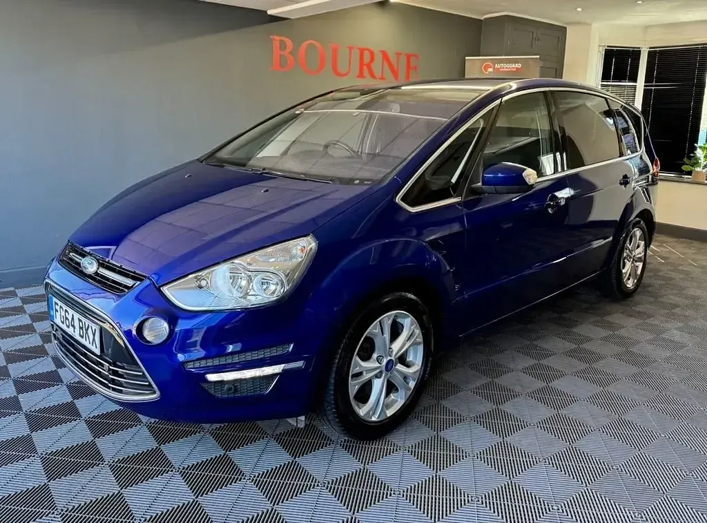 Usado Ford S-MAX Titanium 115 HP (84 kW) 2014 Azul Monovolume