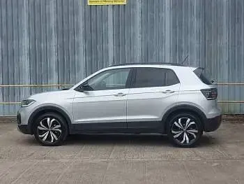 Gebraucht VW T-Cross Black Edition 110 PS (80 kW) 2024 Silber SUV