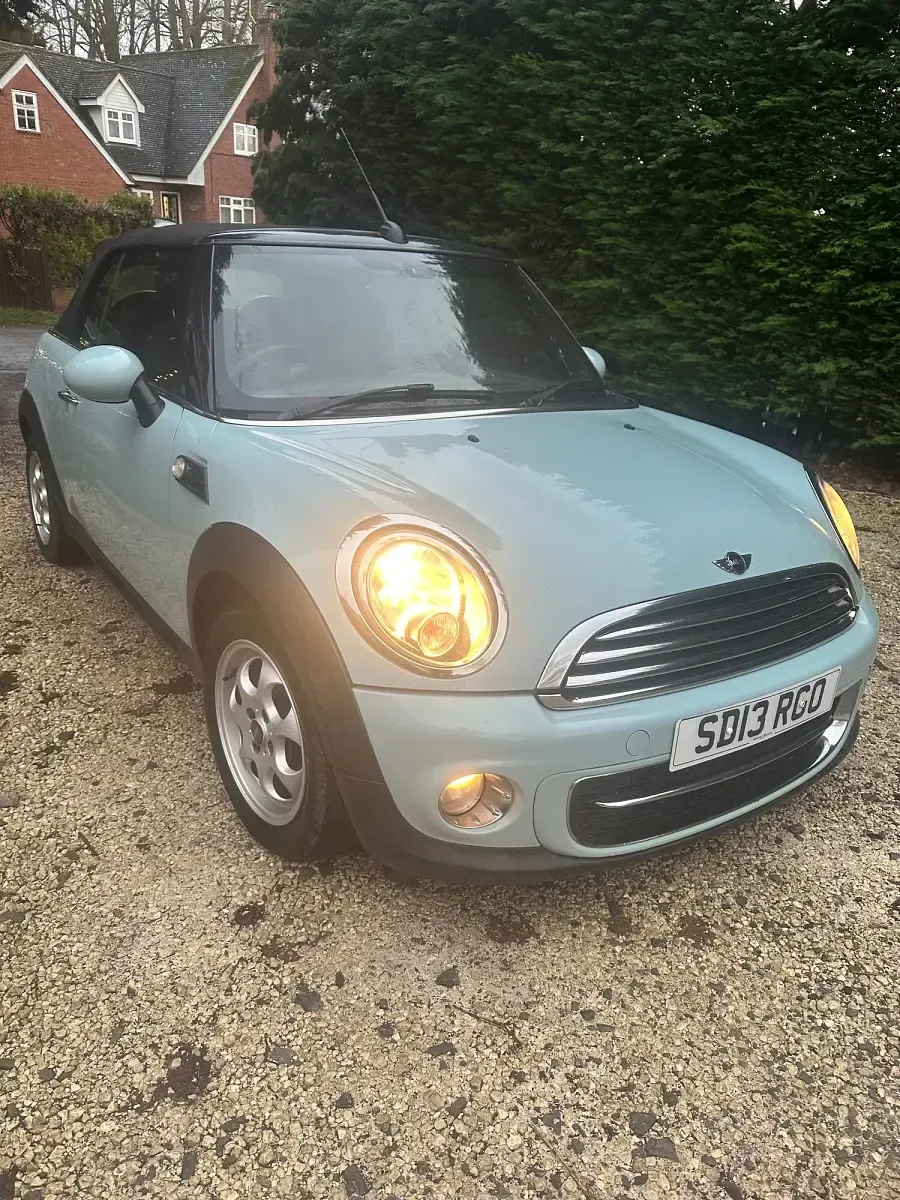 Used Mini Cooper D Cabriolet 112 HP (82 kW) 2013 Blue Cabriolet