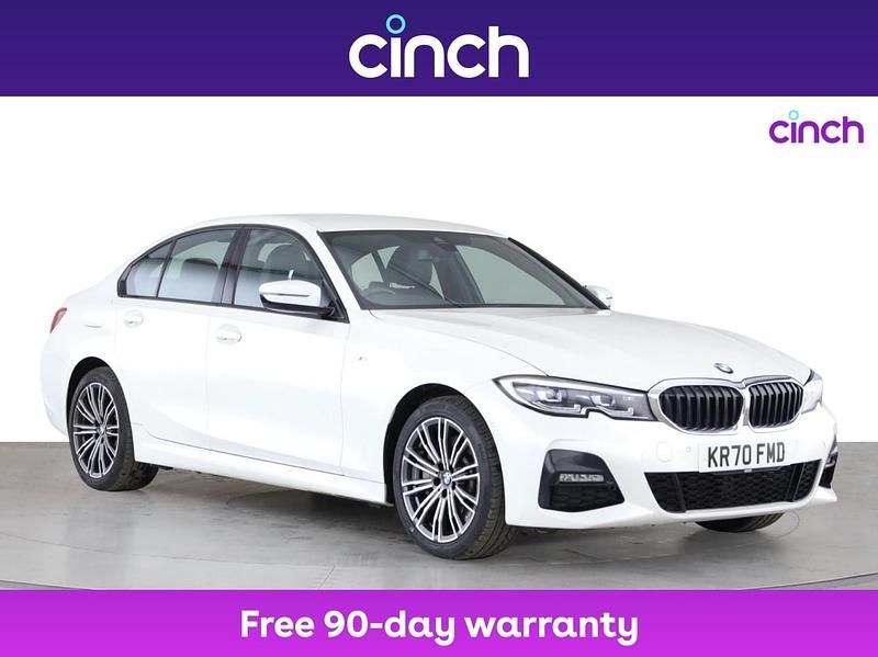 White Used 2020 BMW 330e M Sport Sedan | £17,799 (A bit pricey) - Image 1/3