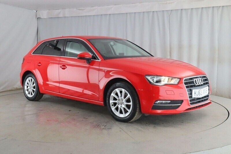 Red Used 2013 Audi A3 Sportback Hatchback | £8,970 (Fair price) - Image 1/1