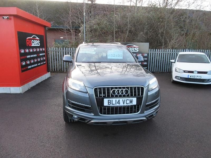 Grey Used 2014 Audi Q7 S-Line SUV | £11,995 (Fair price) - Image 1/4