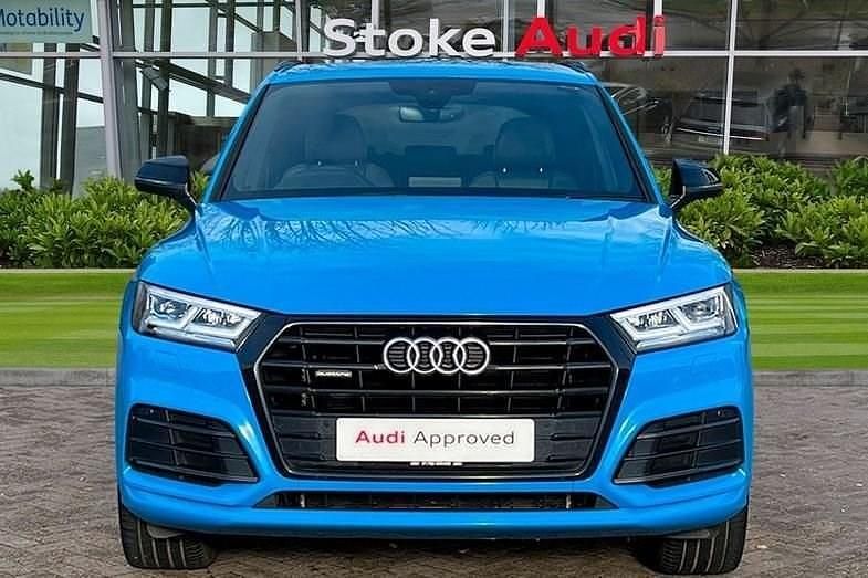 Used Audi Q5 Black Edition 190 HP (139 kW) 2019 Blue SUV