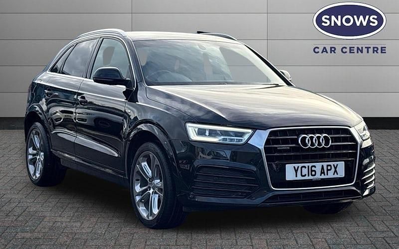 Black Used 2016 Audi Q3 S-line plus SUV | £13,999 (Fair price) - Image 1/4