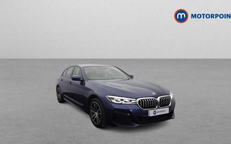 Used BMW 530e M Sport 292 HP (214 kW) 2023 Blue Sedan