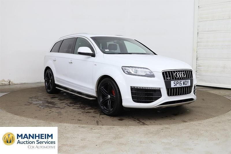 White Used 2015 Audi Q7 S-Line SUV | £11,295 (Super price) - Image 1/3