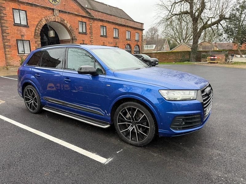 Used Audi Q7 S-Line 2017 Blue SUV