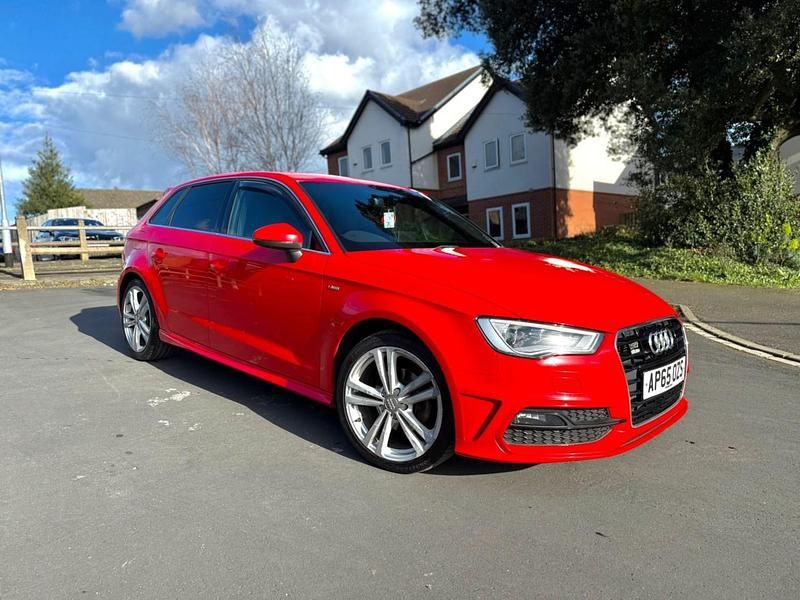 Used Audi A3 S-Line 2016 Red Hatchback