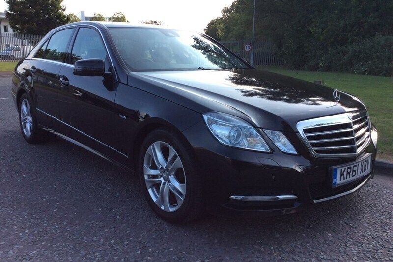 Black Used 2012 Mercedes E200 Avantgarde Sedan | £5,795 (Fair price) - Image 1/1