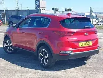Begagnad Kia Sportage 130 HK (95 kW) 2021 Röd SUV