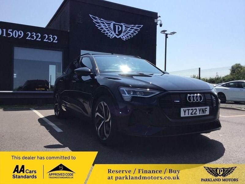 Black Used 2022 Audi e-tron Black Edition SUV | £23,995 (Good price) - Image 1/4