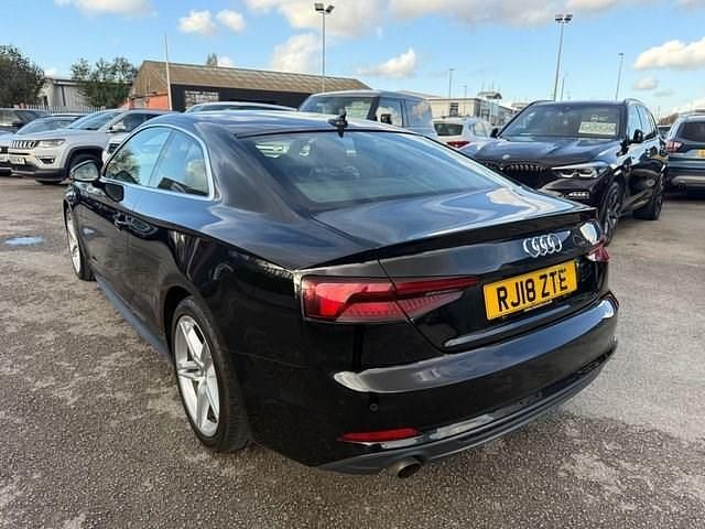 Used Audi A5 S-Line 150 HP (110 kW) 2018 Black Coupe
