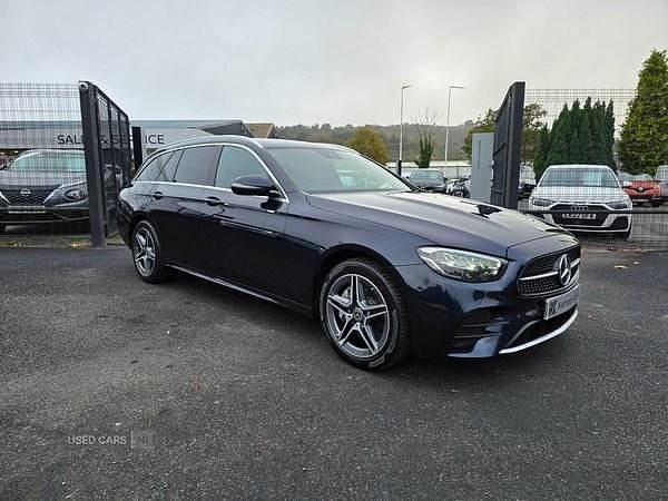 Blue Used 2022 Mercedes E300 AMG line Estate | £23,950 (Good price) - Image 1/4
