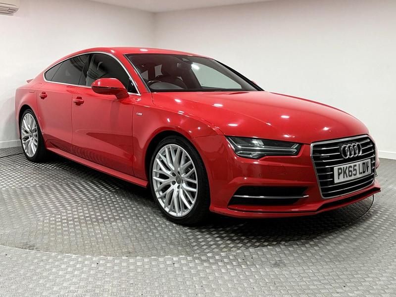 Red Used 2015 Audi A7 Sportback S-Line Hatchback | £12,995 (A bit pricey) - Image 1/4