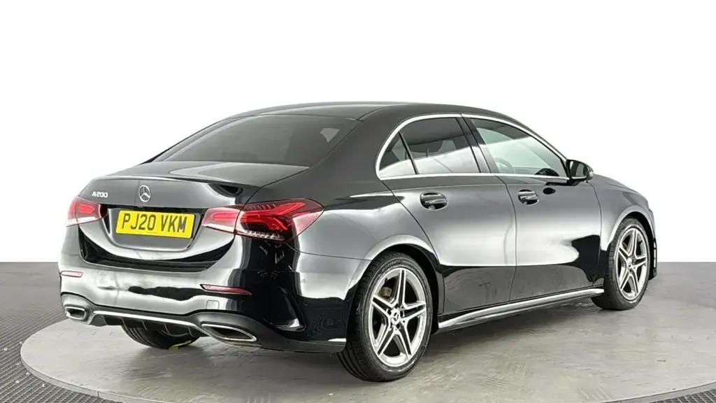Used Mercedes A200 AMG line 2020 Black Sedan