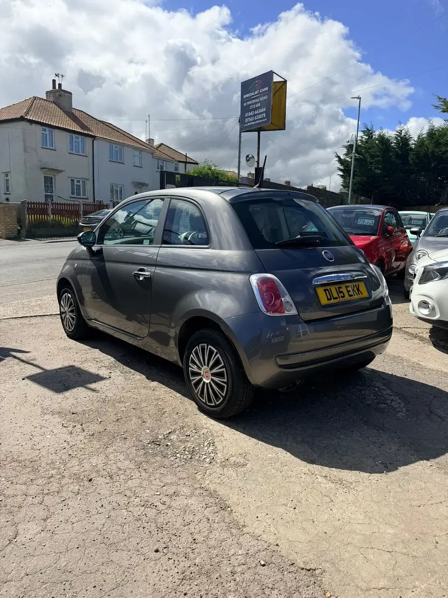 Käytetty Fiat 500 Pop 2015 Harmaa Viistoperä