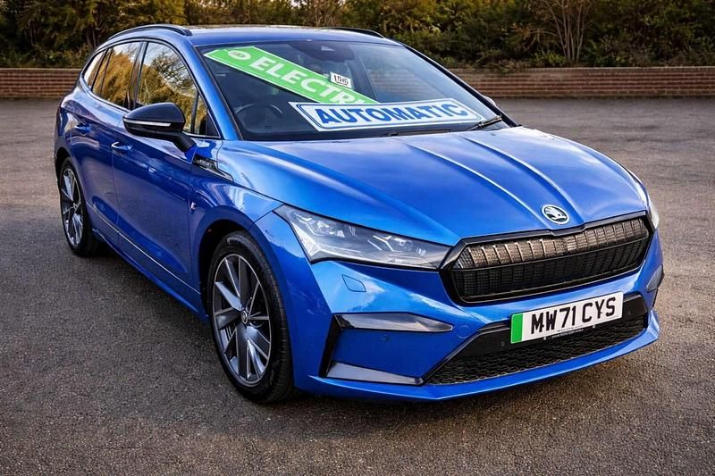 Used Skoda Enyaq iV SportLine 194 kW (265 HP) 2022 Blue SUV