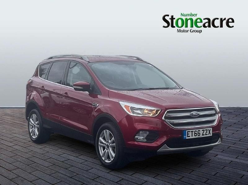 Red Used 2017 Ford Kuga Zetec SUV | £11,495 (Fair price) - Image 1/4